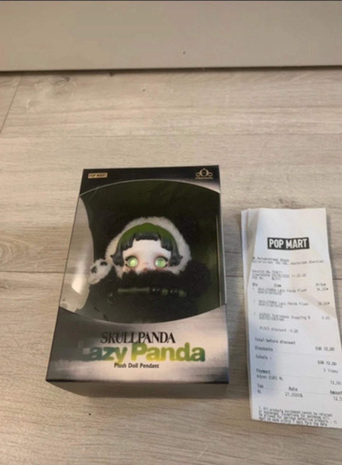 Pop mart Skullpanda Lazzy panda, Ophalen of Verzenden, Nieuw