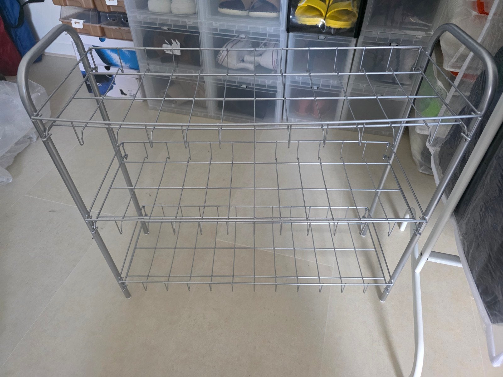 Metalen schoenenrek met 3 lagen, Ophalen of Verzenden, Nieuw