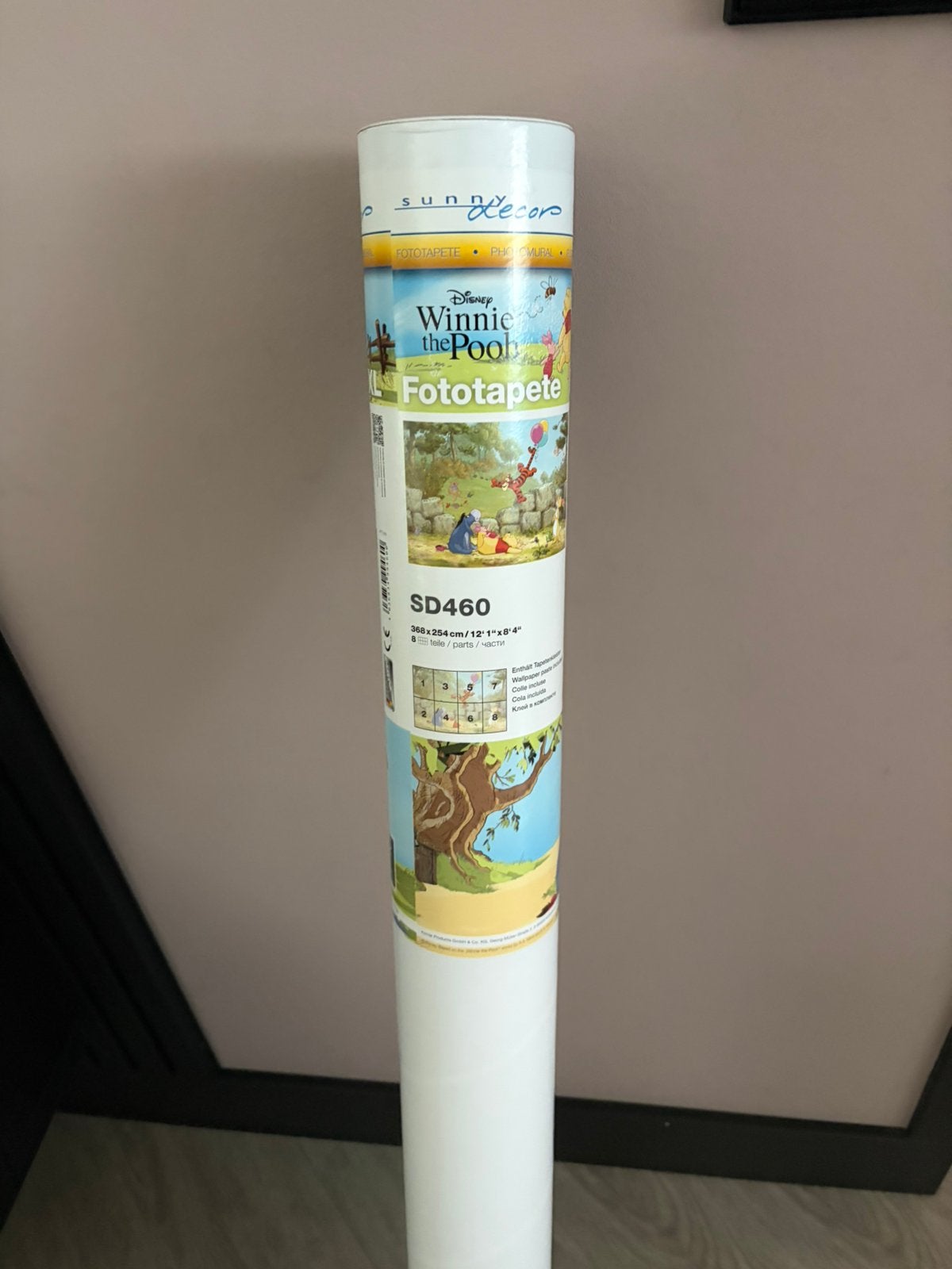 Foto behang Winnie the pooh nieuw, Ophalen