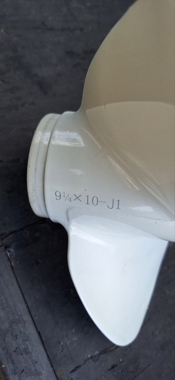 Yamaha buitenboordmotor Schroef 9 1/4 x 10-J1, Ophalen of Verzenden, Gebruikt, Motor en Techniek