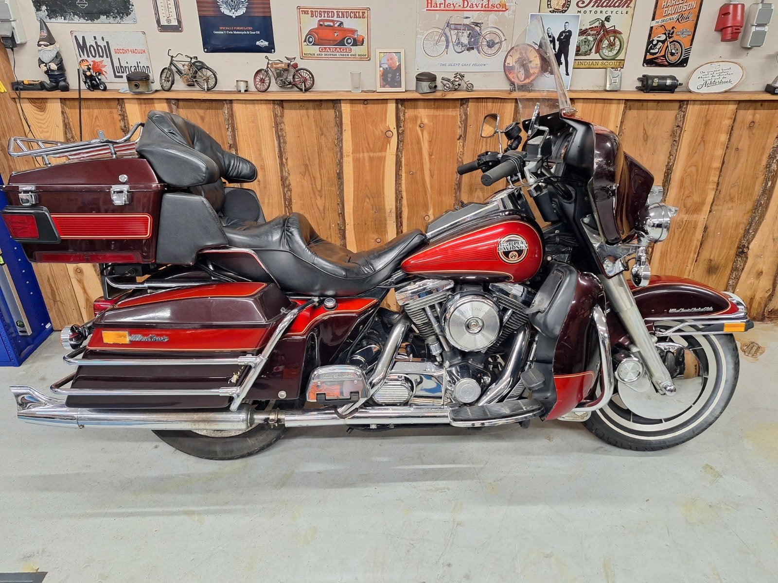 Harley Davidson FLHTU Electra Glide Ultra 1340, 2 cilinders, 1340 cc, Motorrijbewijs A, Gebruikt