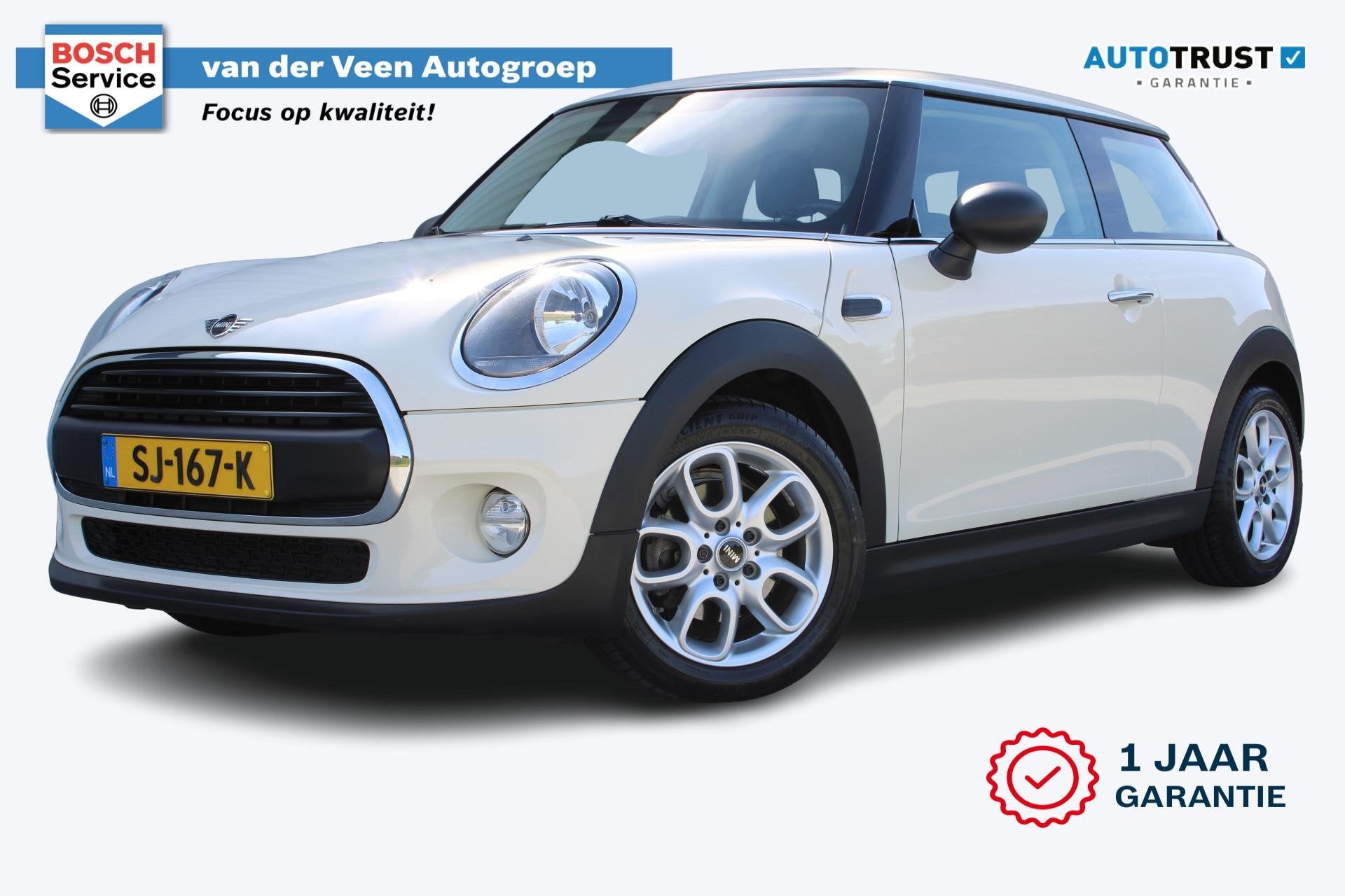 MINI 3-Deurs 1.5 One | Incl. 12 maanden garantie | Cruise co, Auto's, Mini, Voorwielaandrijving, Stof, Gebruikt, 4 stoelen