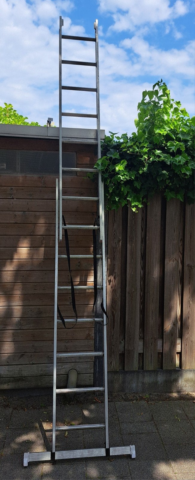 Alrex 2 x 8 treden reformladder, Ophalen, Gebruikt, Ladder, Opvouwbaar of Inschuifbaar
