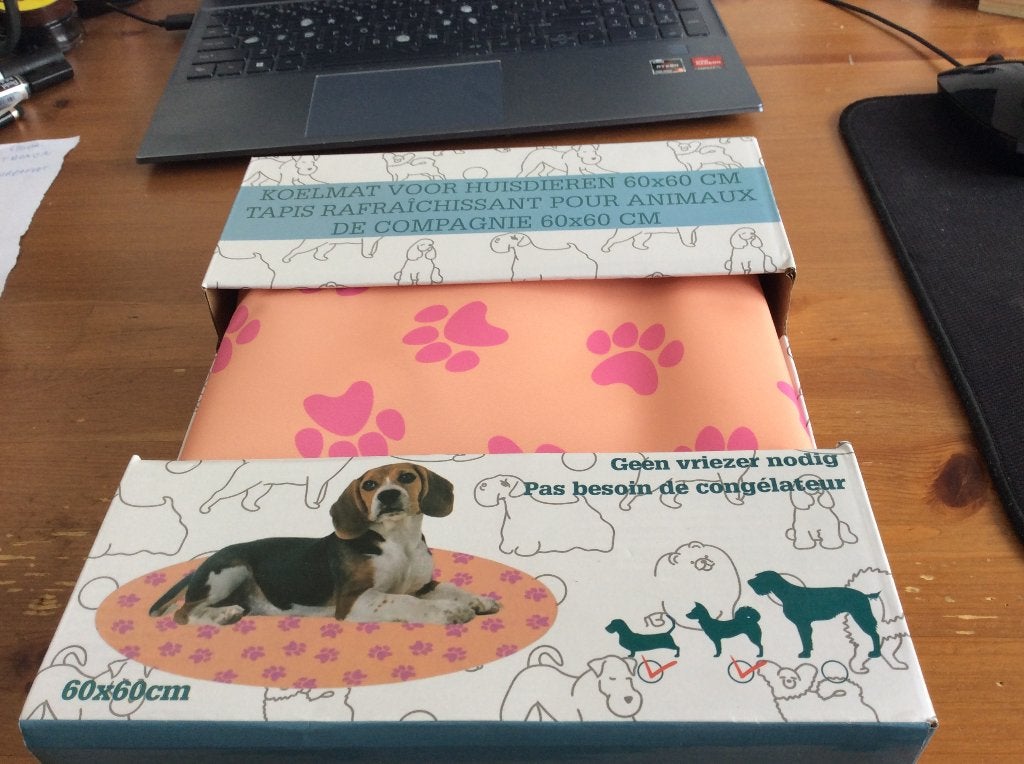 Koelmat voor huisdieren. Roze. 60 x 60 cm. Nieuw, Dieren en Toebehoren, Honden-accessoires, Ophalen of Verzenden, Nieuw