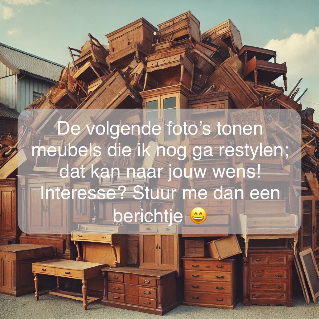 Meubels restyled naar uw wens - foto's 👀, Ophalen, Gebruikt