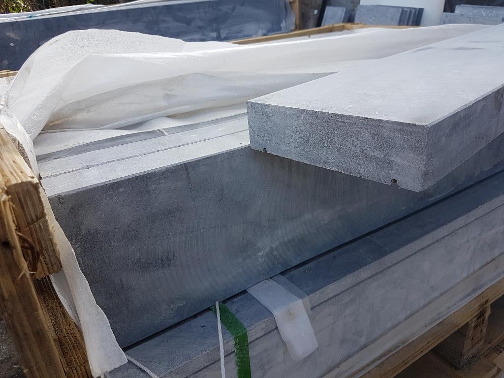 hardsteen dorpel 5 dik 18en22cm breed en 100 tot 180cm lang, Ophalen, Nieuw, Overige materialen, 50 tot 100 mm