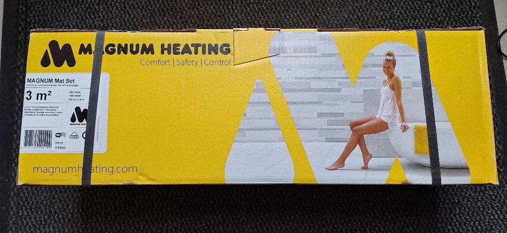 elektrische vloerverwarming, Ophalen, Minder dan 30 cm, Overige typen, Nieuw