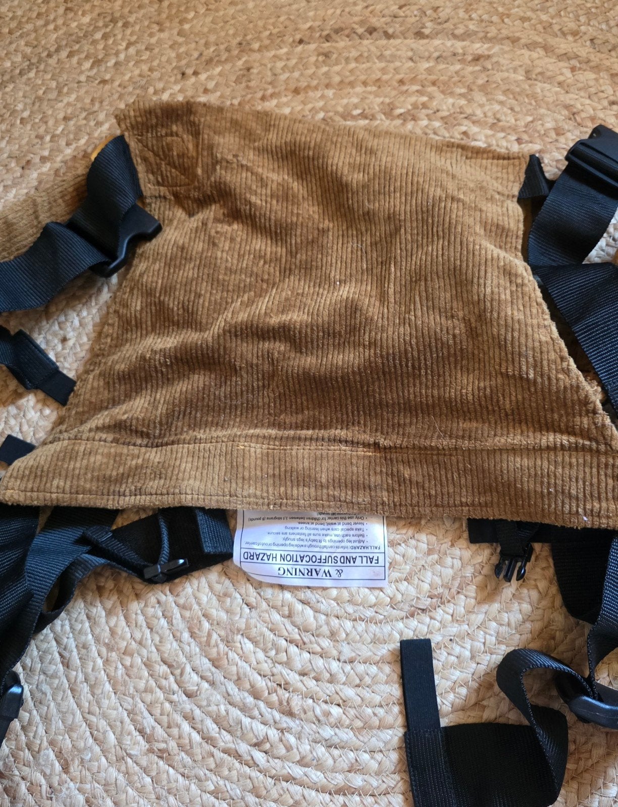 BYKAY Draagzak Click Classic Rib Mustard Brown, Overige merken, Buik of Rug, Ophalen of Verzenden, Zo goed als nieuw