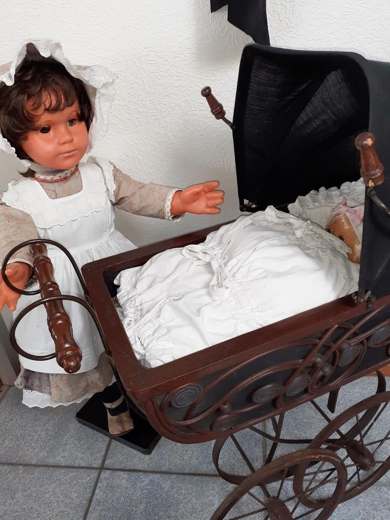 Pop met kinderwagen, Ophalen of Verzenden, Gebruikt, Overige merken