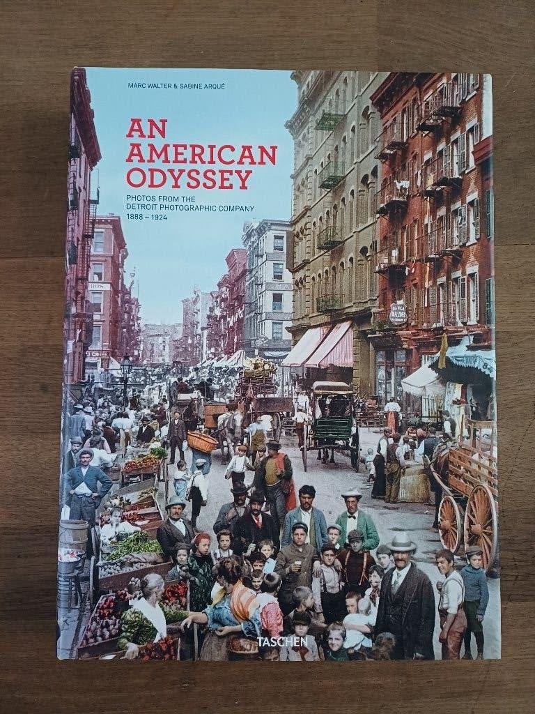 Fotoboek An American Odyssey (Taschen), Boeken, Ophalen of Verzenden, Gelezen, Fotografie algemeen, Marc Walter & Sabine Arqué