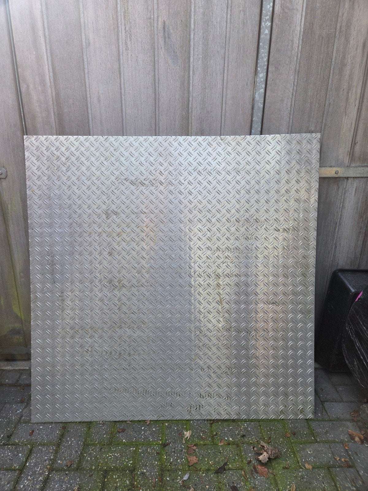 2x Traanplaat 125x125 cm - Aluminium, Doe-het-zelf en Verbouw, Ophalen of Verzenden, Gebruikt, Aluminium