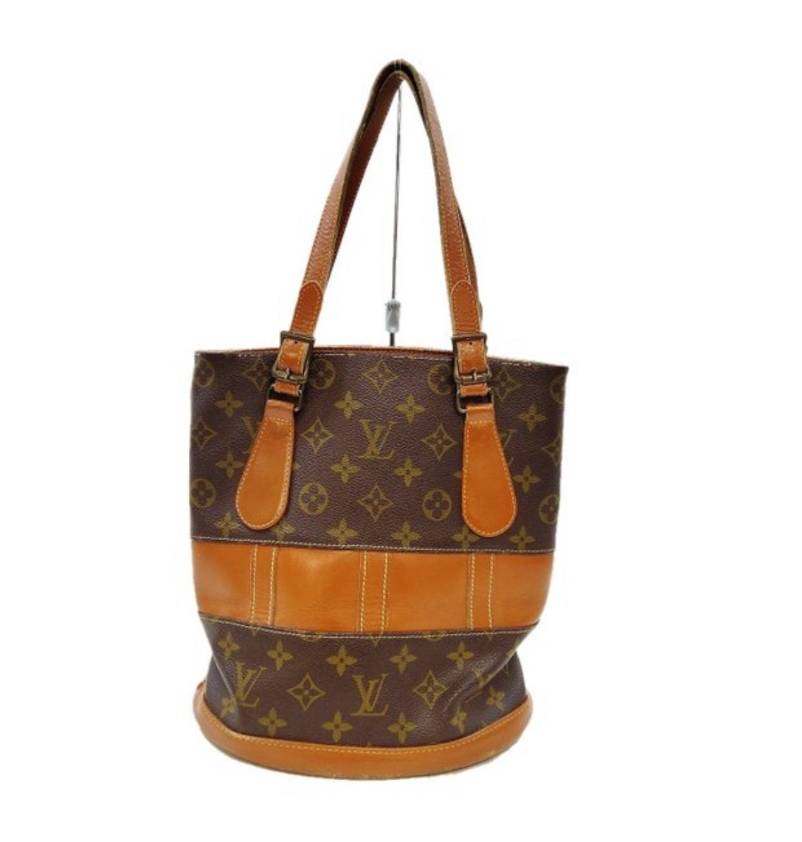Louis Vuitton Monogram leer bucket Schoudertas