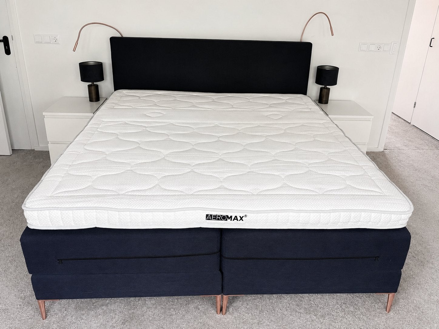 nieuwe Swiss Sense AEROMAX Breeze I topper 180  200 cm, Ophalen, Wit, 180 cm, 200 cm