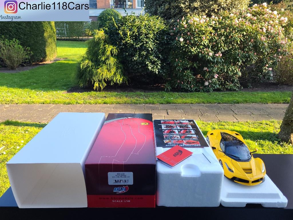 BBR 1/18 Ferrari LaFerrari – Modena Yellow, Ophalen of Verzenden, Nieuw, Overige merken