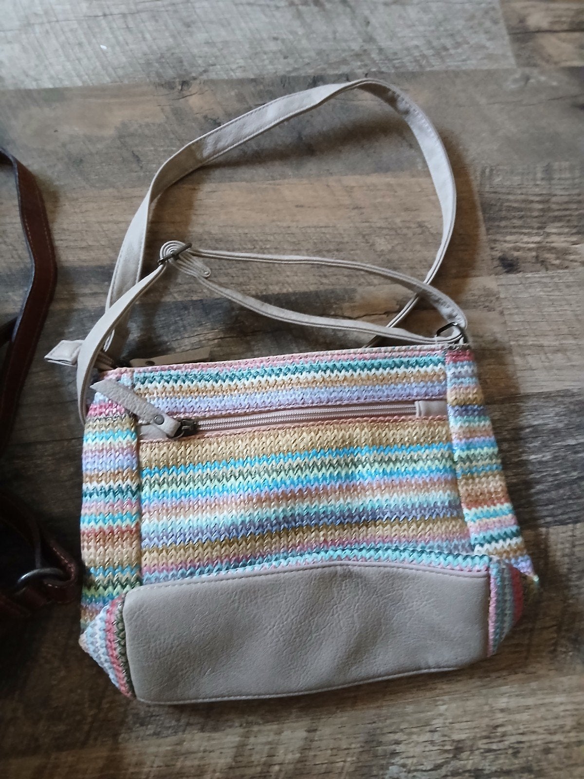 twee tassen, Gebruikt, Overige kleuren, Leer, Ophalen