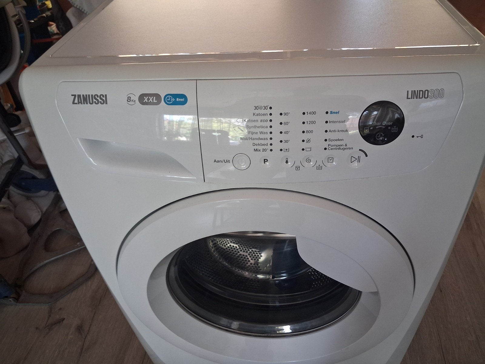Z.G.A.N ZANUSSI 8KG A +++WASMACHINE, Ophalen, 1200 tot 1600 toeren, 8 tot 10 kg, Zo goed als nieuw