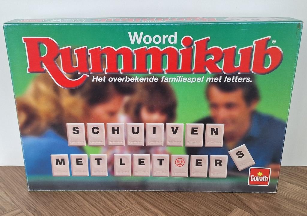 Woord Rummikub izgst 1995, Hobby en Vrije tijd, Gezelschapsspellen | Bordspellen, Een of twee spelers, Ophalen of Verzenden, Gebruikt