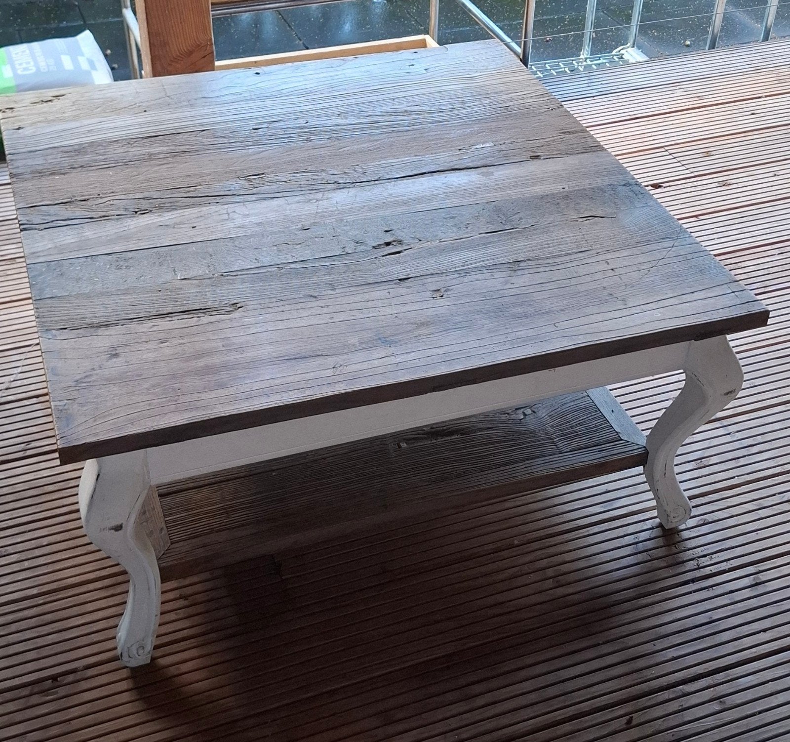 Riviera Maison salon tafel 9090, 50 tot 100 cm, Vierkant, Zo goed als nieuw, 50 tot 100 cm