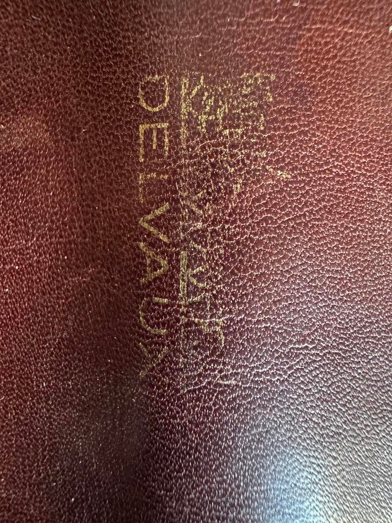 Delvaux handtas, Gebruikt, Bruin, Leer, Ophalen