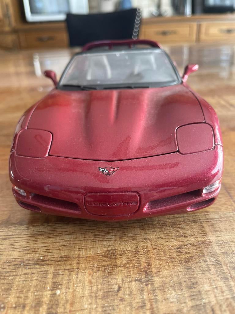 Corvette c5.  1997.      1.18, Ophalen of Verzenden, Zo goed als nieuw, Bburago
