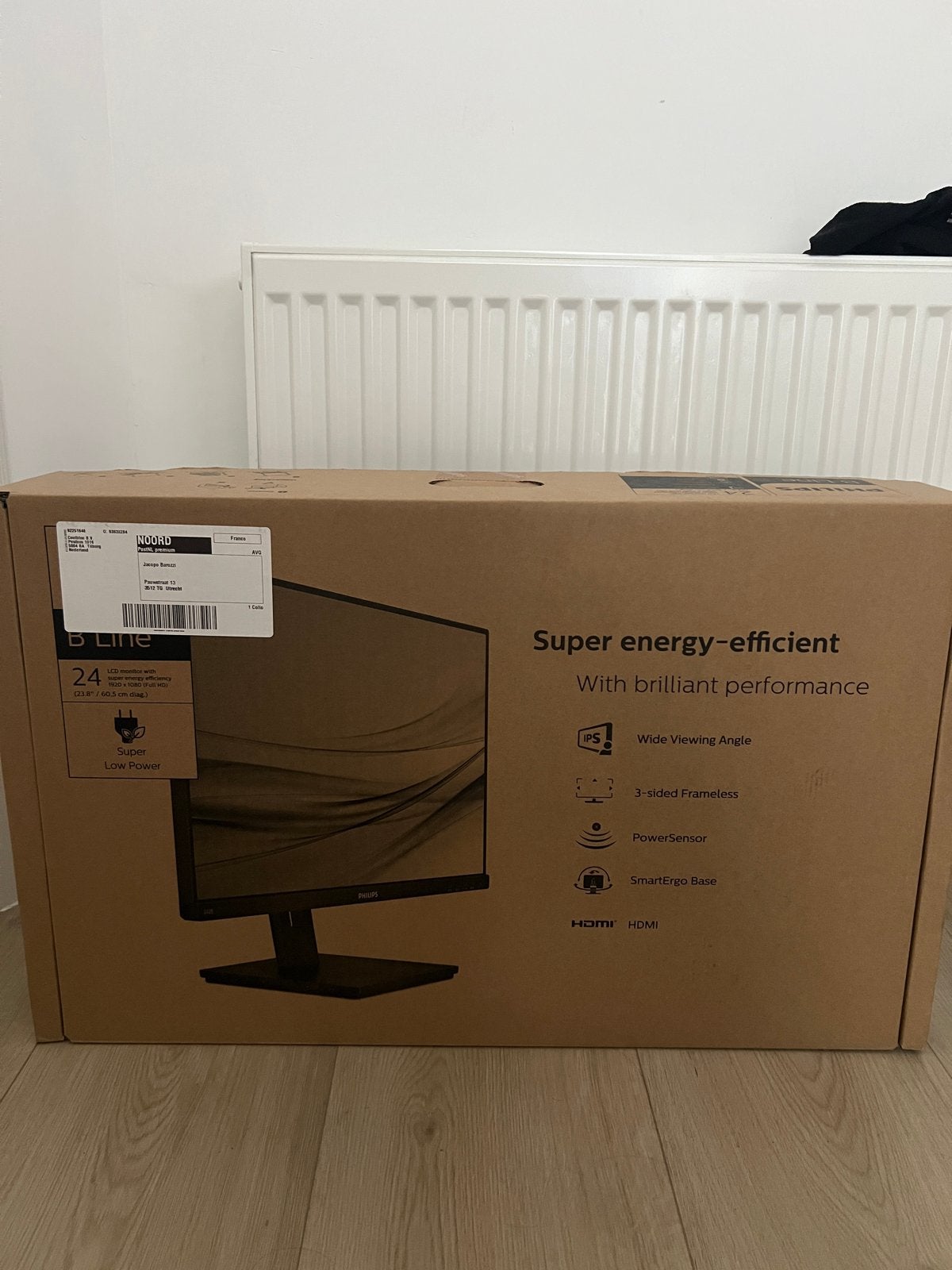 Philips B Line 242B1 24 inch Full HD IPS Monitor, Computers en Software, Monitoren, HDMI, IPS, Ophalen of Verzenden, Zo goed als nieuw