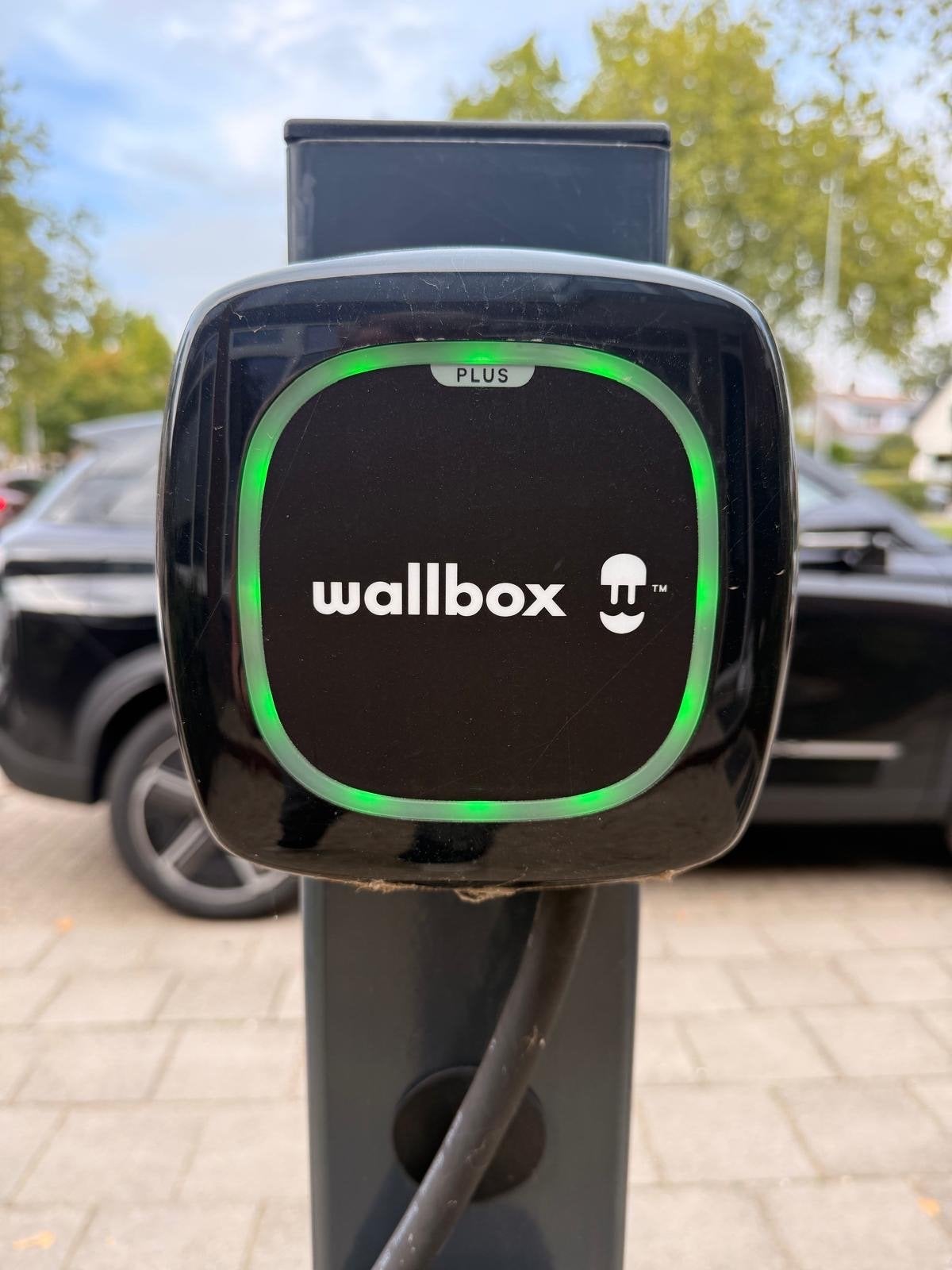 Wallbox Pulsar Plus Type 2 22kW Zwart (incl. paal), Auto diversen, Ophalen of Verzenden, Zo goed als nieuw, Laadpaal