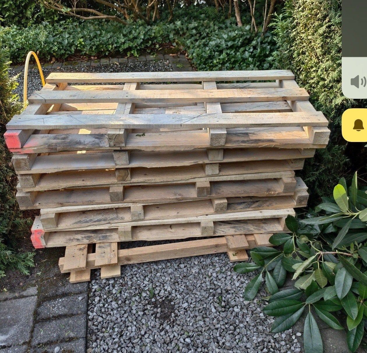 Gebruikte pallets - Ideaal voor diverse projecten, Ophalen, Gebruikt, Pallet, Minder dan 200 cm