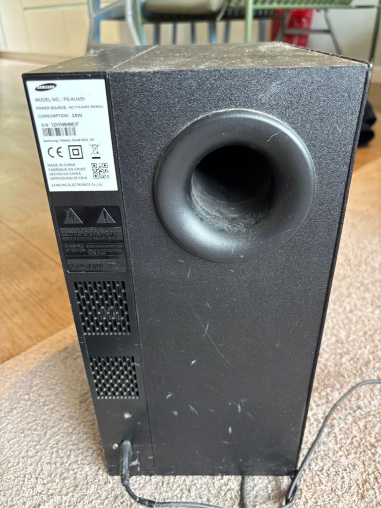 Samsung HW-J450 Soundbar met draadloze subwoofer, Audio, Tv en Foto, Soundbars, Ophalen, Bluetooth, Gebruikt