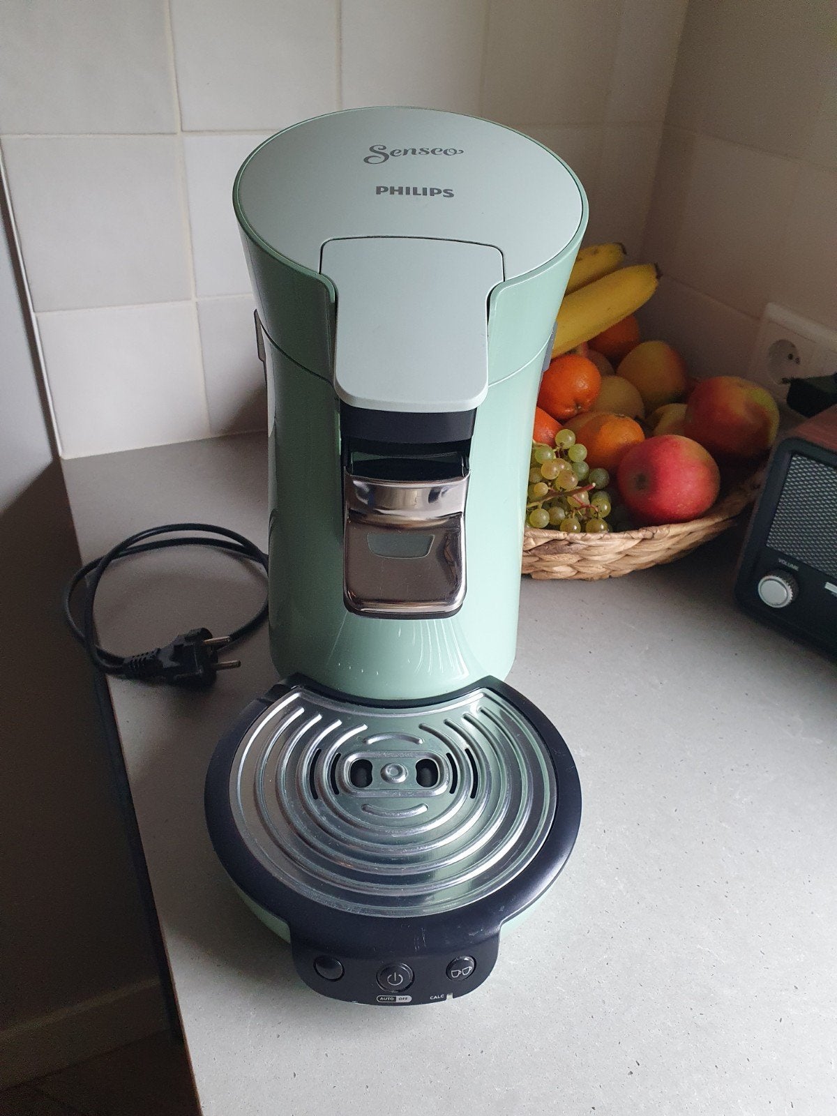 senseo apparaat mintgroen, Witgoed en Apparatuur, Ophalen, Gebruikt, Koffiemachine, Koffiepads en cups