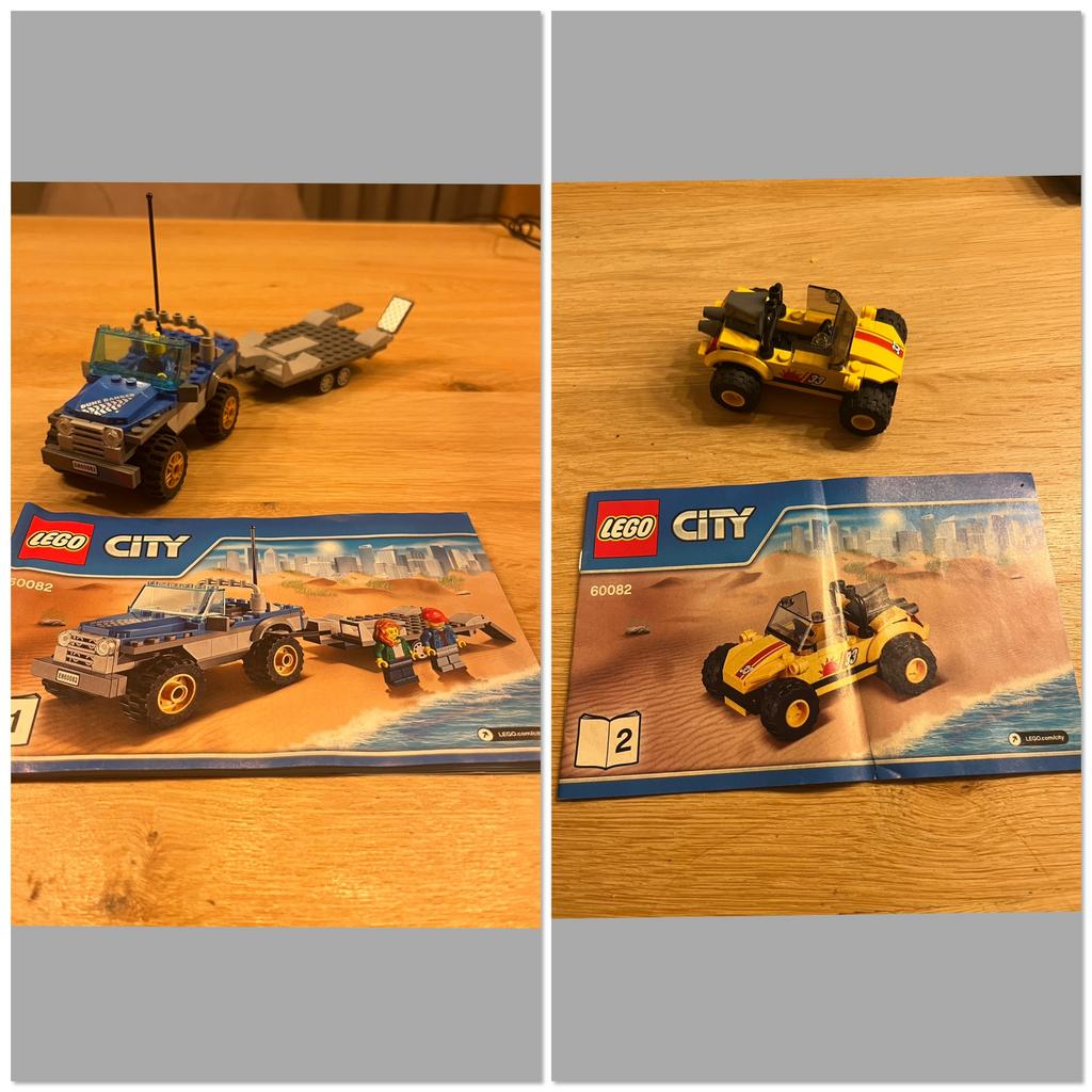 Lego City 60082 Jeep met aanhanger + Buggy, Ophalen of Verzenden, Zo goed als nieuw