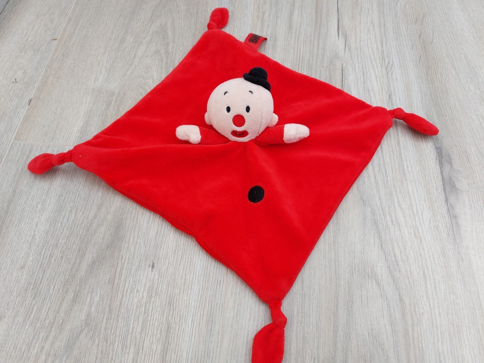 Knuffel knuffeldoekje Bumba bumbalu clown studio 100 L1681, Ophalen of Verzenden, Zo goed als nieuw, Beer