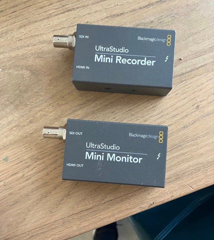 Blackmagic Ultrastudio Mini recorder en Mini Monitor, Ophalen of Verzenden, Zo goed als nieuw, Video