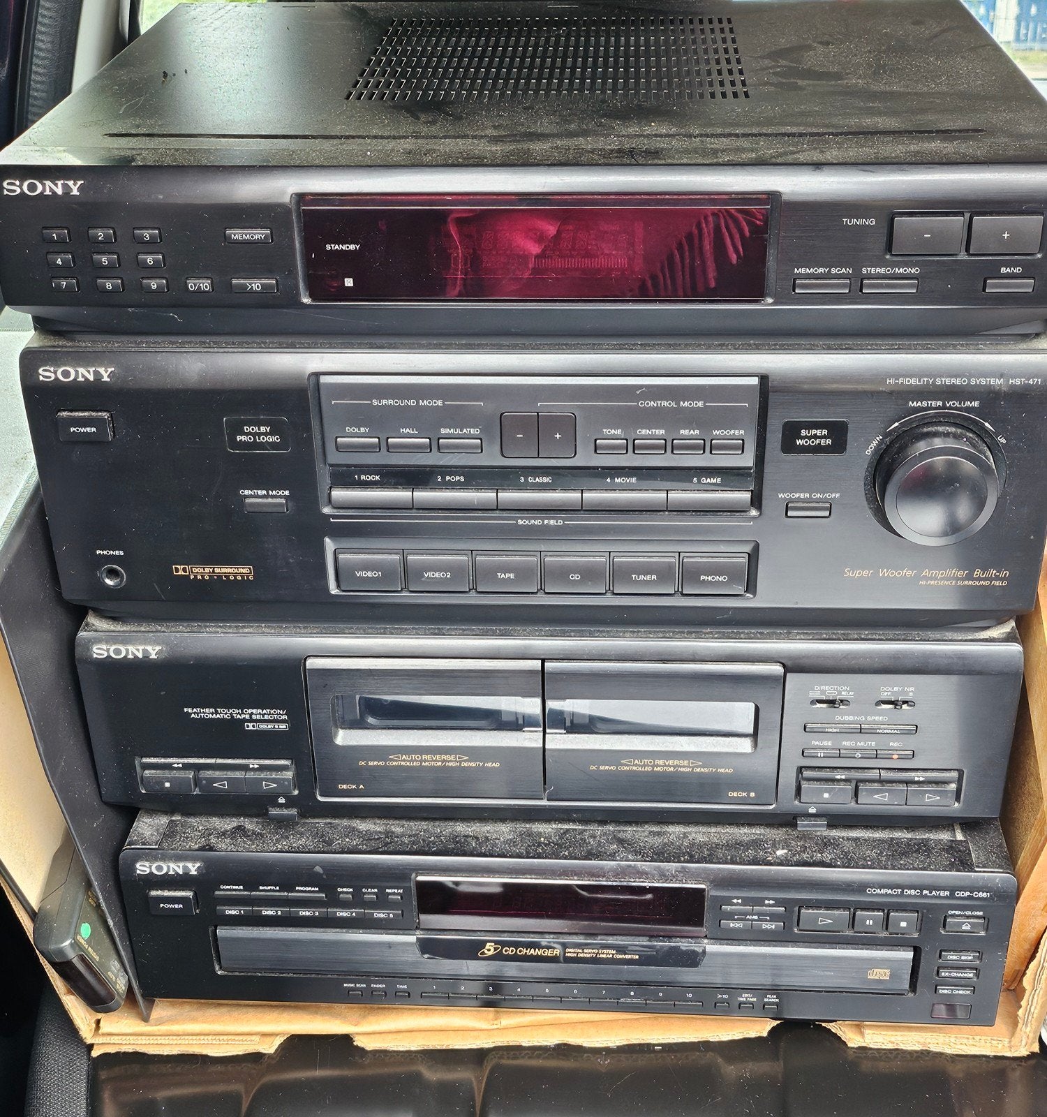 36 harman kardon sony Diverse audio-versterker dvd bandrecor, Ophalen of Verzenden, Overige merken, Microset