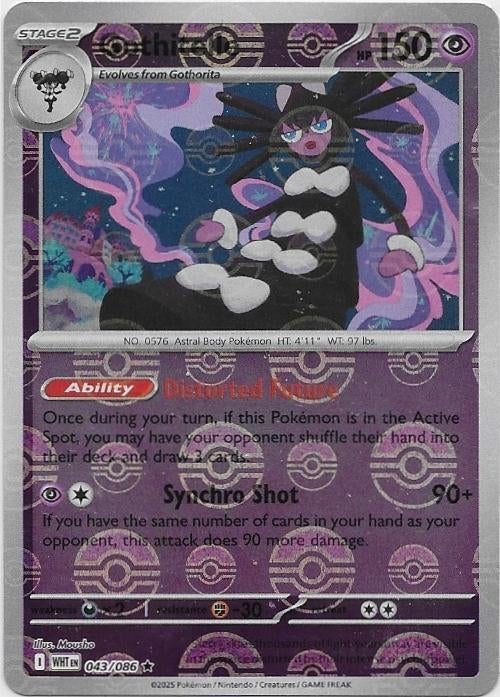 White Flare,  Gothitelle [pokeball] 43/86, Verzenden, Nieuw, Losse kaart