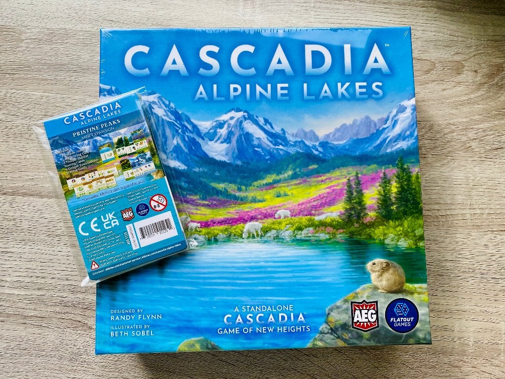 Cascadia Alpine Lakes (incl. Kickstarter only mini-exp.), Verzenden, Nieuw, AEG / Flatout Games