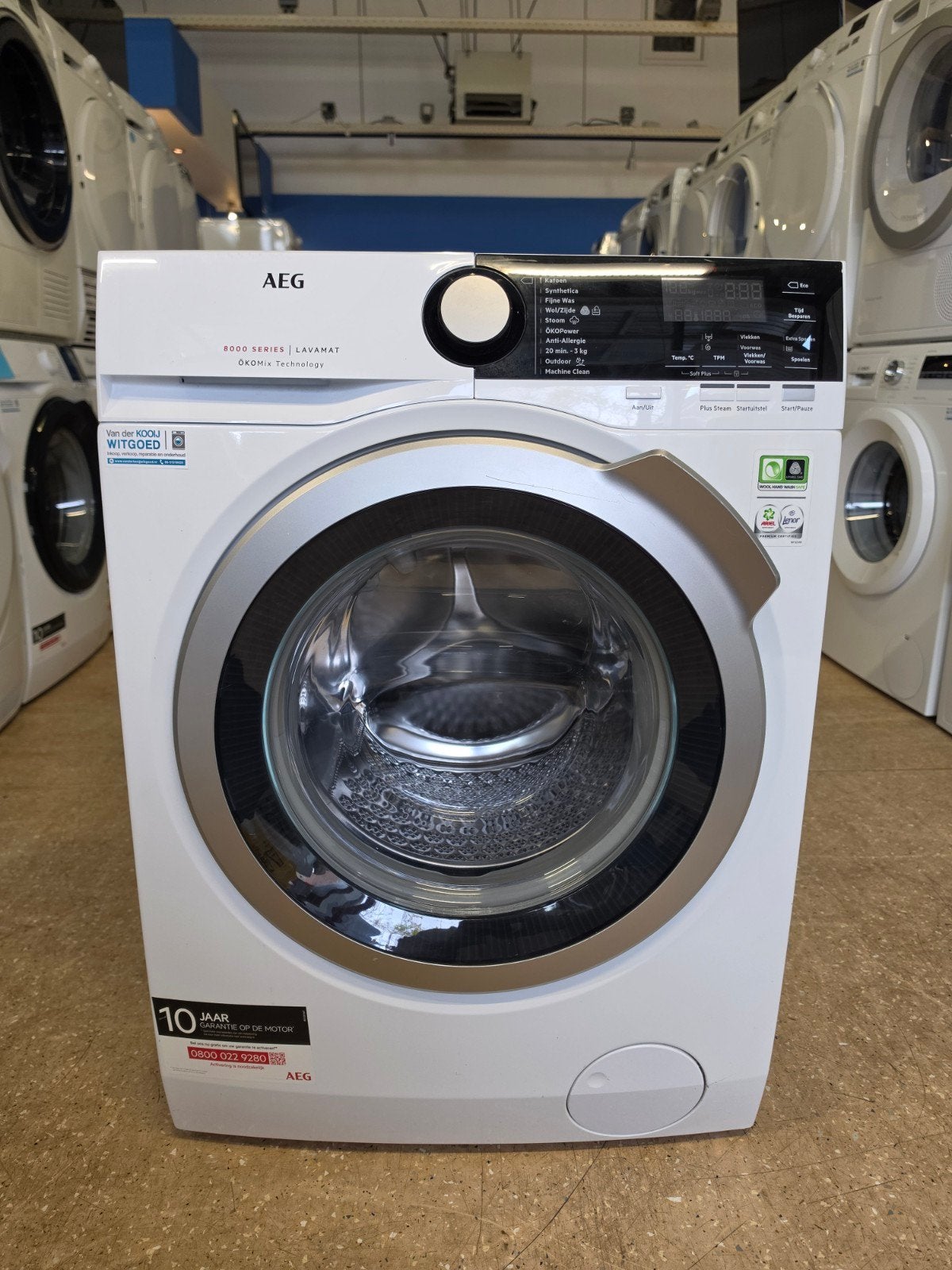 AEG 8000 Series wasmachine | 9 kilo | A+++ | Gratis thuis ✅️, Witgoed en Apparatuur, AEG, Jirnsum, 1200 tot 1600 toeren, 8 tot 10 kg