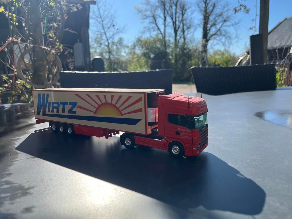 TEKNO SCANIA 144 TOPLINE Wirtz, Ophalen of Verzenden, Zo goed als nieuw, Bus of Vrachtwagen, Tekno