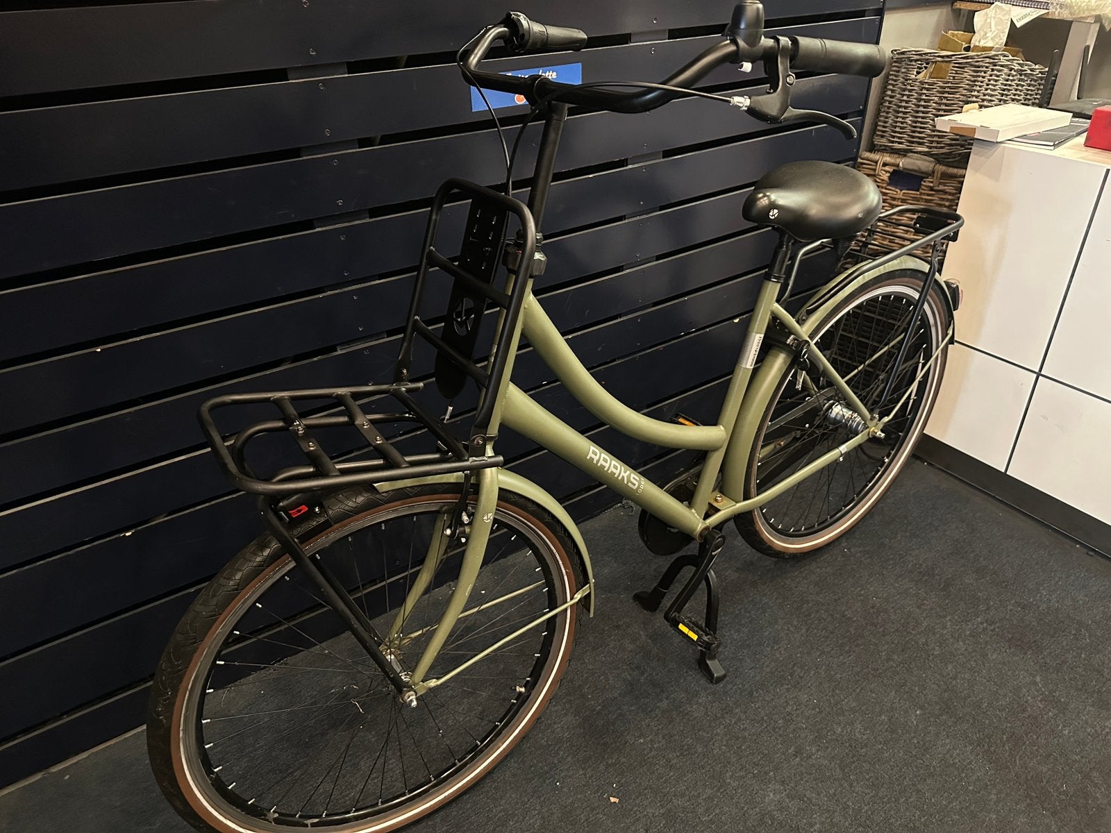 Net raaks lodge N3 55cm transport / cortina / gazelle / trek, Terugtraprem, 53 tot 56 cm, Versnellingen, Zo goed als nieuw