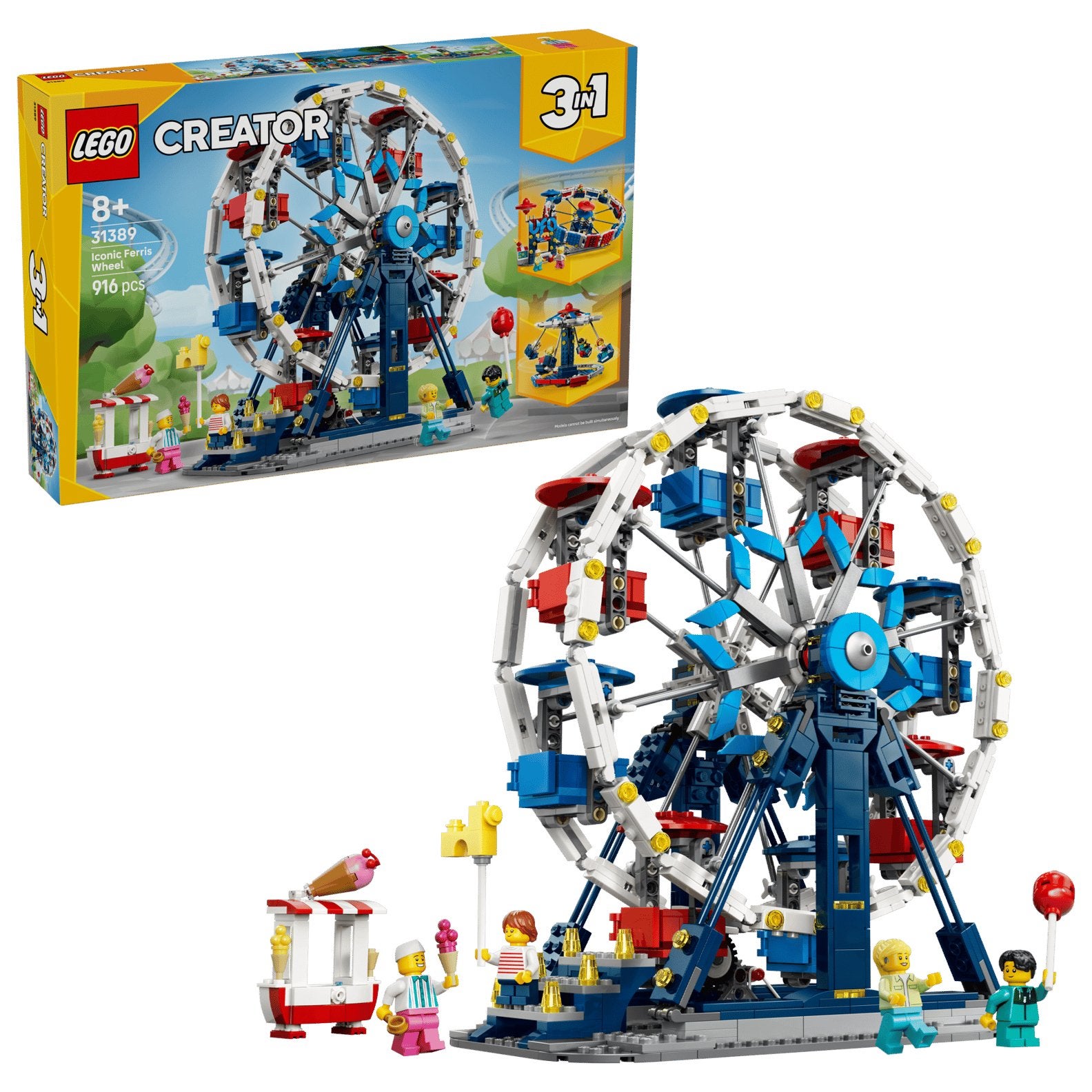 LEGO Creator 3in1 Kermisattracties - Reuzenrad 31389, Lego, Lego, Lego, Nieuw