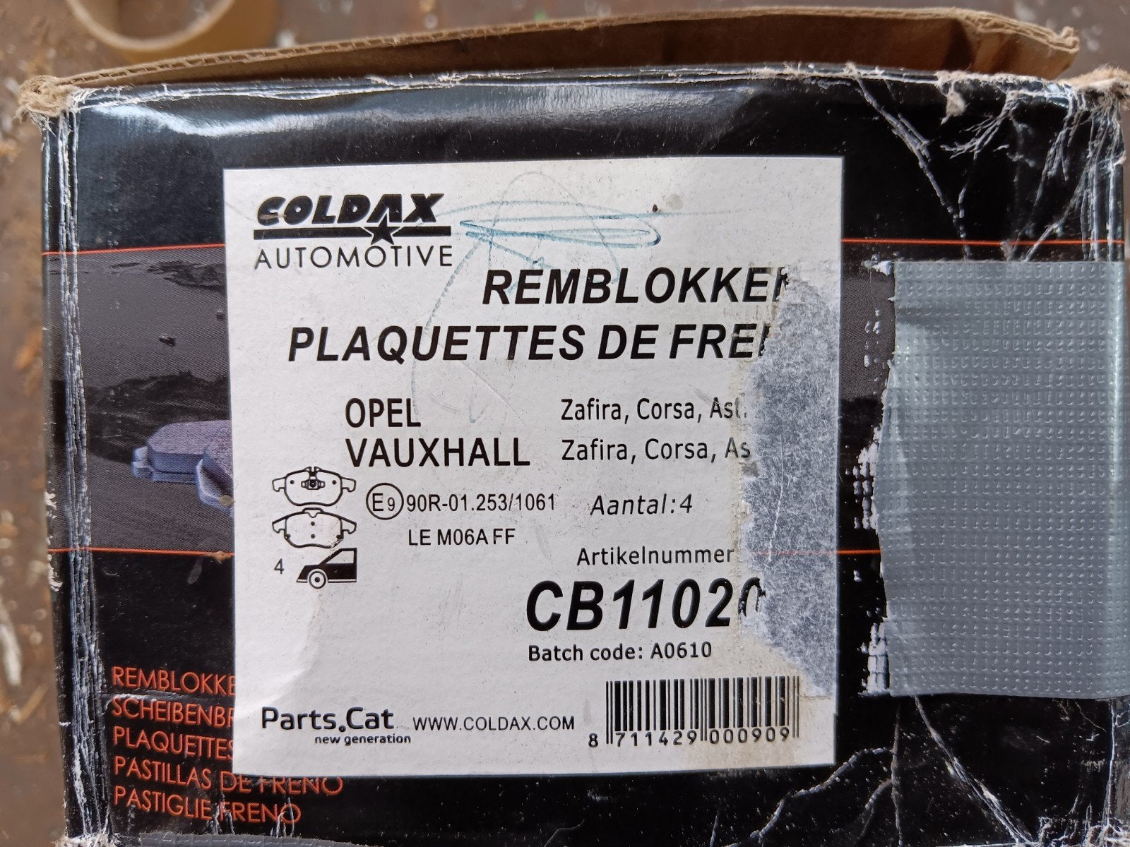 Nieuwe Coldax Remblokken voor Opel/Vauxhall (CB11020), Ophalen of Verzenden, Nieuw, Opel