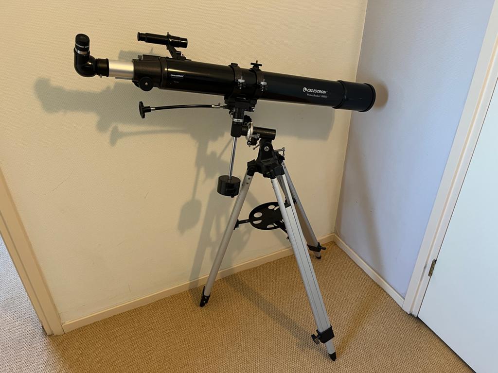 Celestron PowerSeeker 80EQ Refractor Telescoop met Statief, Audio, Tv en Foto, Optische apparatuur | Telescopen, Lenzentelescoop (refractor)
