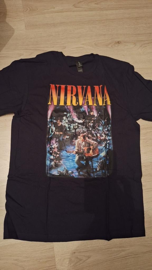 nirvana band shirt, Ophalen, Zwart