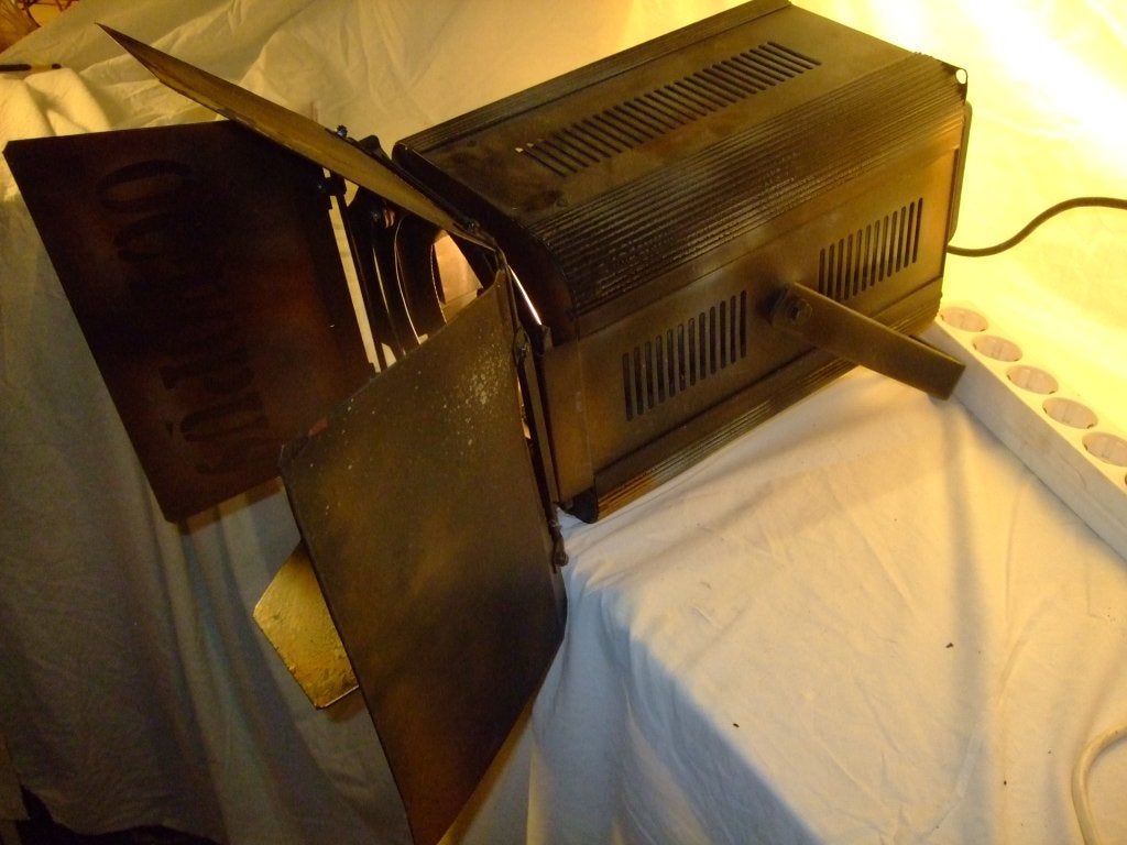 4x toneel spots      theater lamp   1KW   vintage, oldschool, Ophalen of Verzenden, Gebruikt, Licht