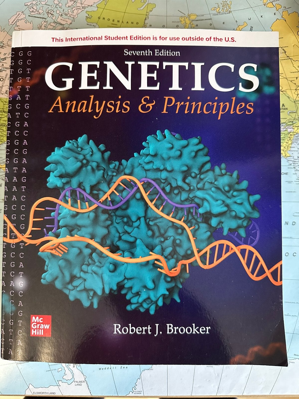 Robert J. Brooker Genetics: Analysis & Principles 7th Ed., Ophalen of Verzenden, Zo goed als nieuw, Natuurwetenschap