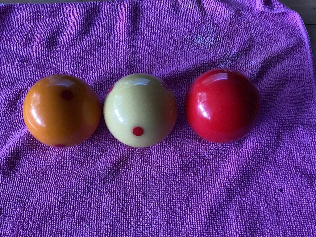 Biljart ballen, Ophalen, Zo goed als nieuw, Keu of Ballen