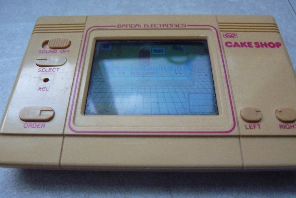 Game & Watch Bandai Electronics Cake Shop Handheld LCD Game, Ophalen, Gebruikt, Overige genres, 1 speler