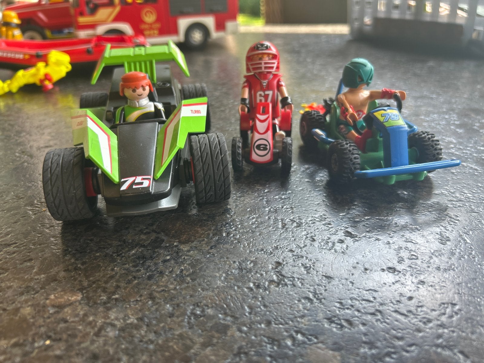 Playmobil Race Auto's - Set van 3, Gebruikt, Complete set, Voertuig, Ophalen of Verzenden