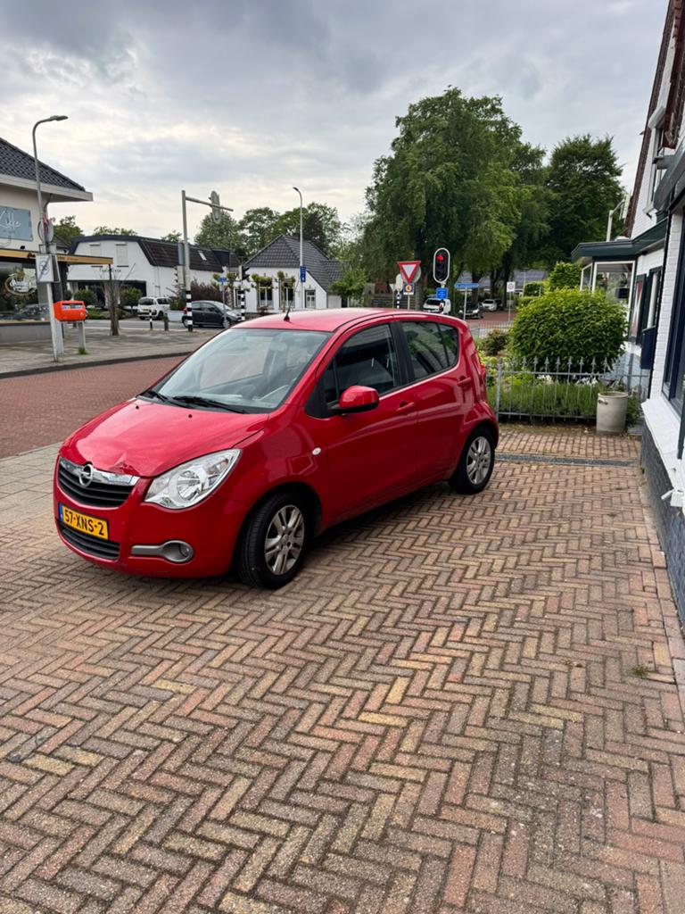 Opel Agila 1.0 12V 2012 Rood, Voorwielaandrijving, 31 €/maand, Origineel Nederlands, Handgeschakeld