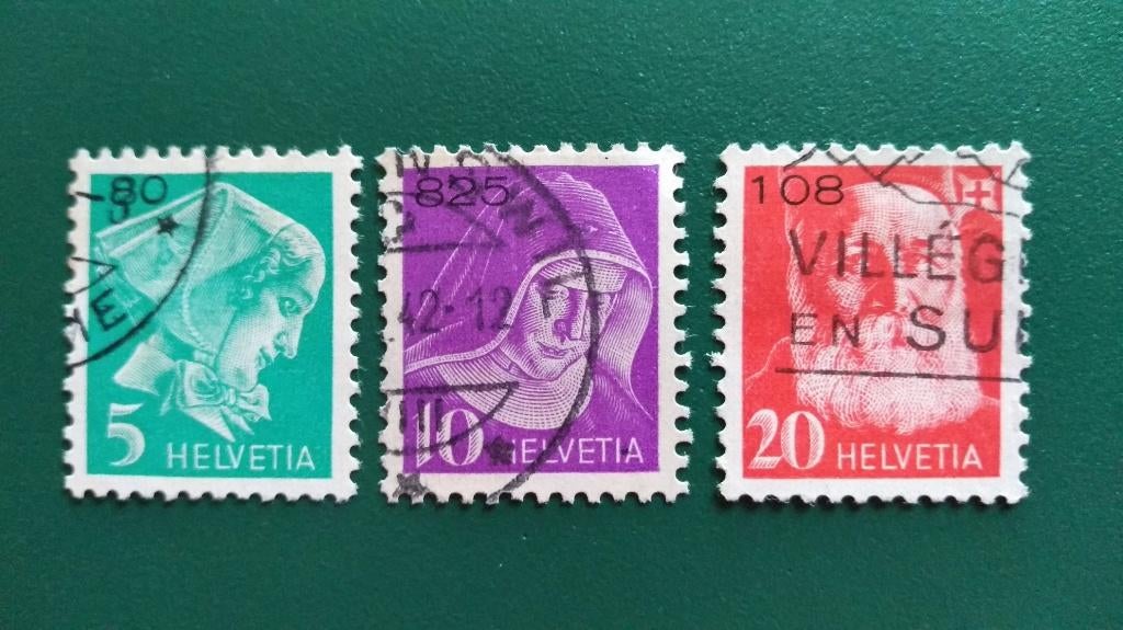 Zwitserland : Porto 1934 Henri Dunant met controlnummer, Verzenden