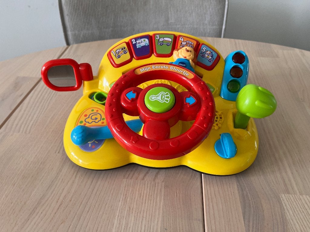 VTech Baby Mijn Eerste Stuurtje, Ophalen, Zo goed als nieuw, 6 maanden tot 2 jaar